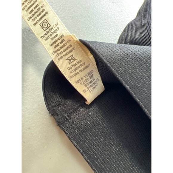 Rhonda Shear 2 Pack Molded Cup Bra with Wrap Back Size Large Black Beige 638.8 - Picture 6 of 9